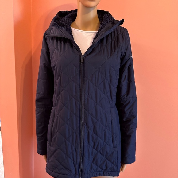 Women’s Columbia Winter Coat / Jacket, Blue, Size Medium - Picture 4 of 11